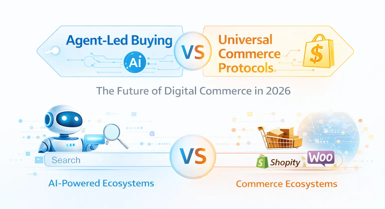 Agent-Led Buying vs Universal Commerce Protocols: Two Futures of Digital Commerce