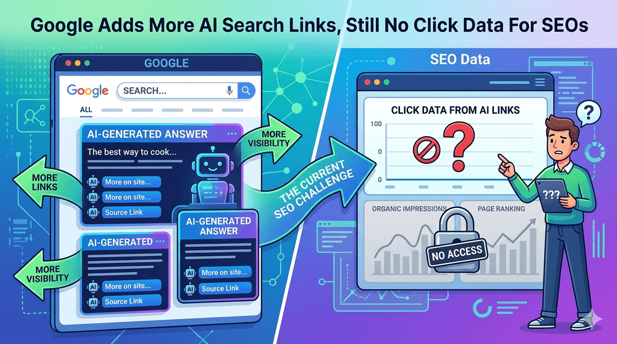 Google Adds More AI Search Links, Still No Click Data For SEOs