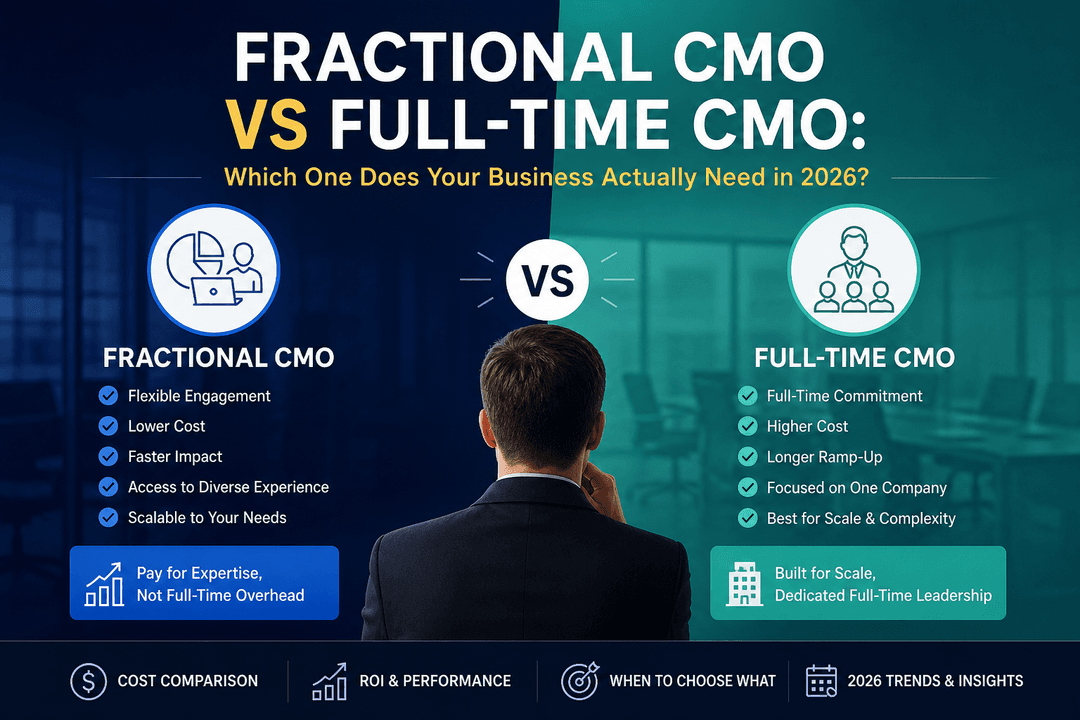 Fractional CMO vs Full-Time CMO: Which One Does Your Business Actually Need in 2026